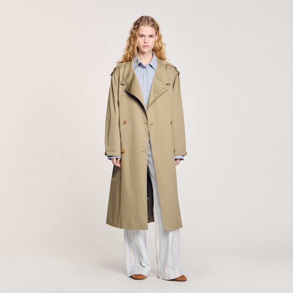 Aliocha Khaki Trench Coat
